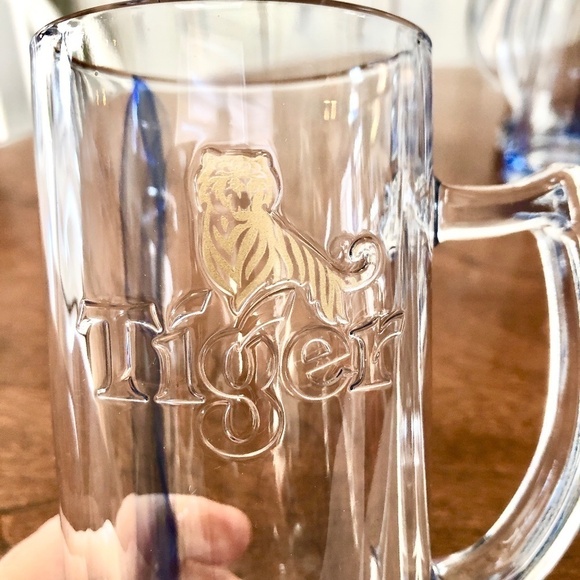 Tiger, Asian Lager, Beer Mugs, Beer Glasses, Set of 6, Excellent Condition - Picture 11 of 16